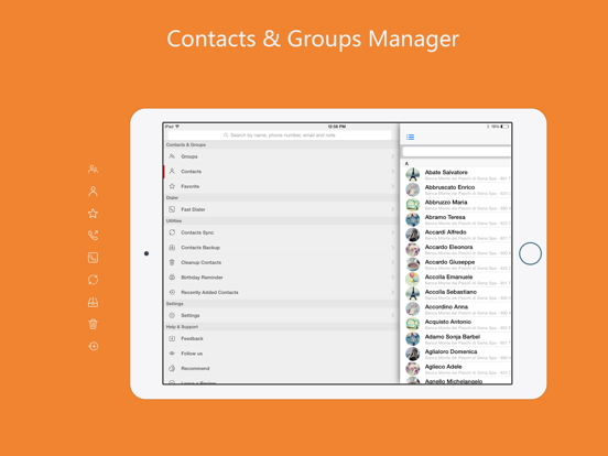 aContacts - All-in-One Contact & Group Manager, Contacts Sync,Backup,Clean for Google, Facebook screenshot