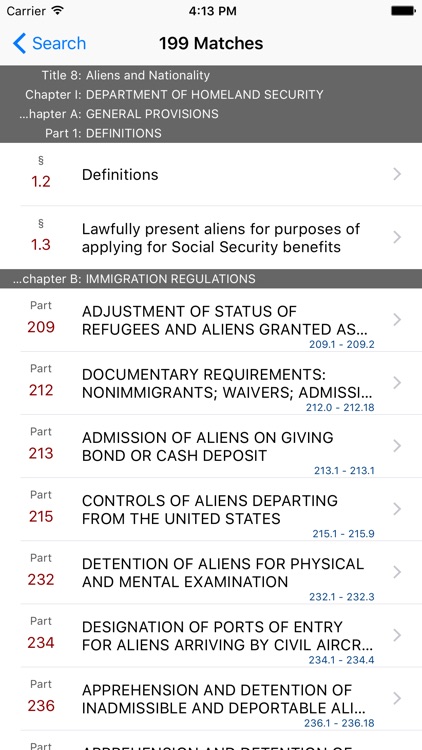 8 CFR - Aliens and Nationality (LawStack Series) screenshot-4