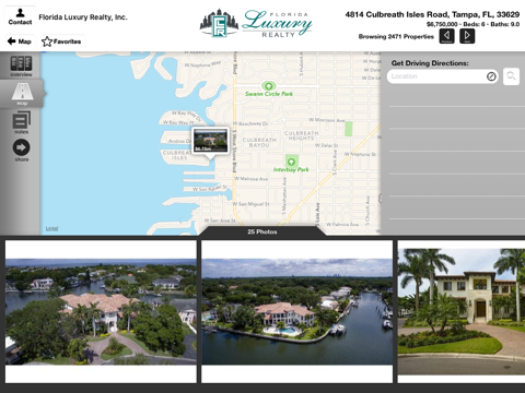 Florida Luxury Realty Home Search for iPad screenshot 3