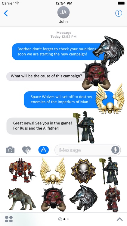 Warhammer 40,000: Space Wolf - Sticker Pack