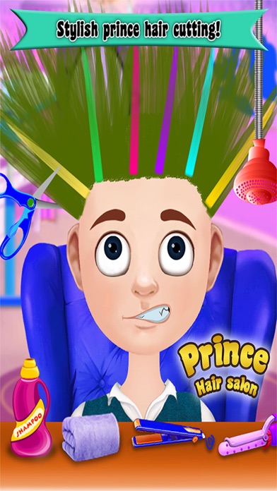 How to cancel & delete Prince Hair Salon: Hair salon games for girls from iphone & ipad 4