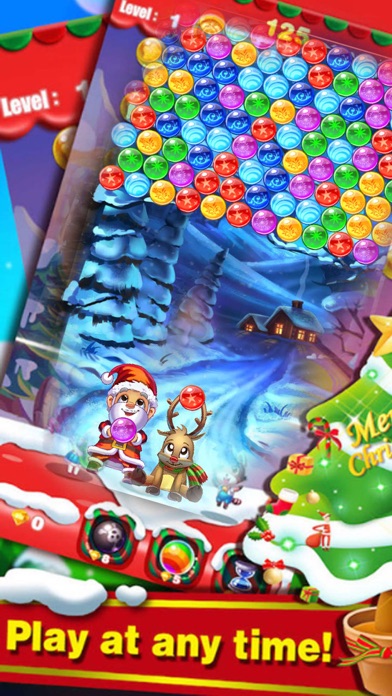 Jolly Christmas Bubble Shooter screenshot 2