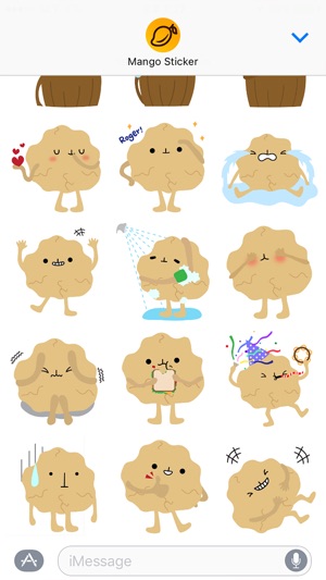 Hello Nuts - Mango Sticker(圖3)-速報App