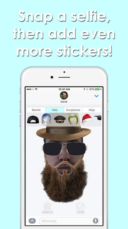 Selfies: Sticker App for iMessage