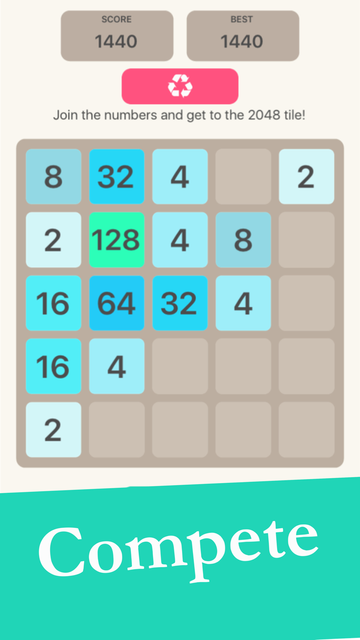 2048 x 4 screenshot 3