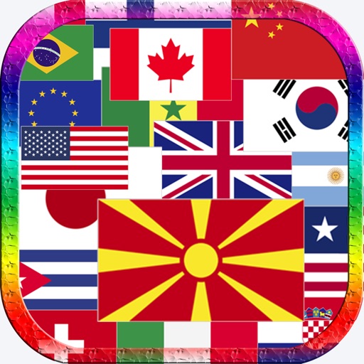 National Country Flags Emblem Master Quiz Games Icon