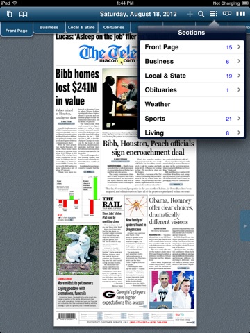 Macon Telegraph eTelegraph screenshot 3