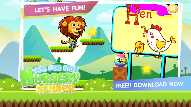 ABC Nursery Runner For Kids screenshot-4