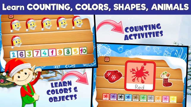 Preschool Learning Games - Christmas Edition(圖4)-速報App