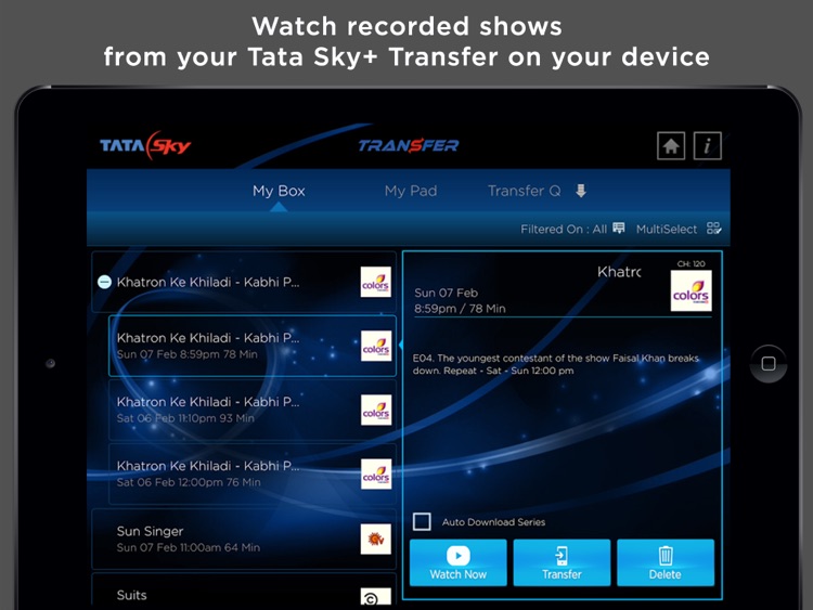 Tata Sky Mobile – for iPad screenshot-3