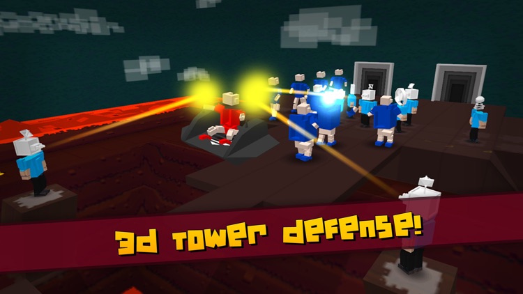 Block Defender: The Pixel Defense 3D & HD screenshot-4