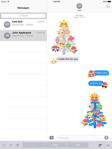 Emoji Xmas Baubles - Decorate together! screenshot 2