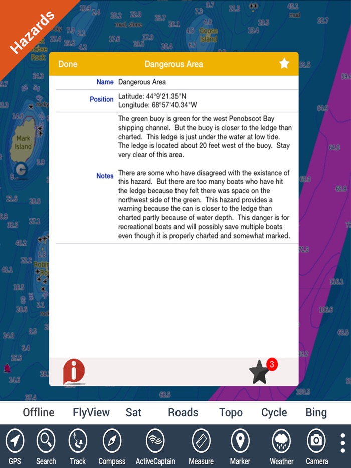 Lake Tahoe California HD GPS fishing chart offline