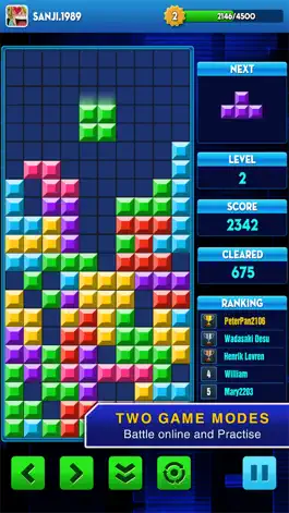 Game screenshot Blocks Battle: Classical Bricks multiplayer Game apk