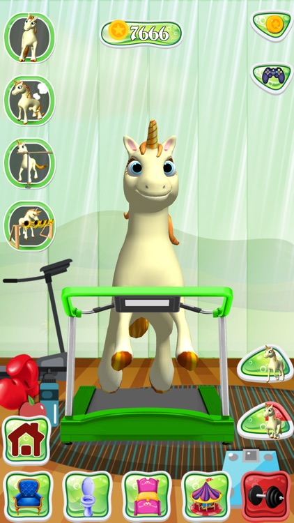Talking Unicorn Game screenshot-4