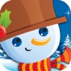 Holiday Snowman christmas tile tap game
