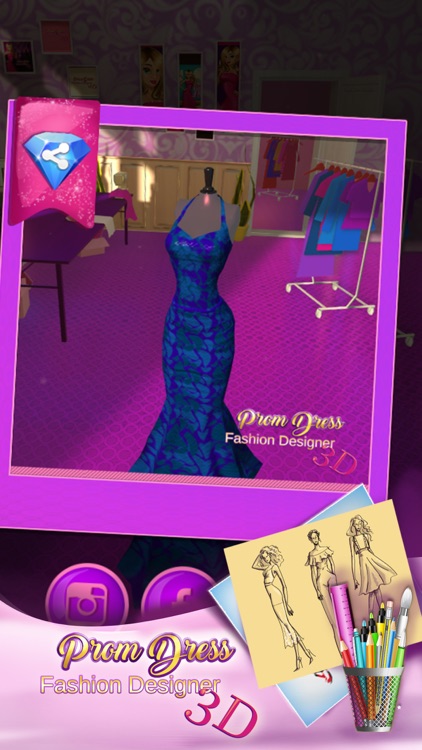 Prom Dress Fashion Designer: 3D Games For Girls