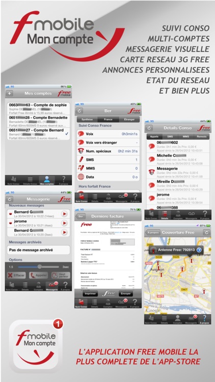 Mon compte pour Free Mobile - Conso & Messagerie