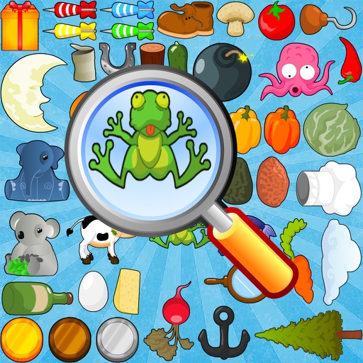 Hidden Objects: Find Animal Fruit Gift Game 4 Kids