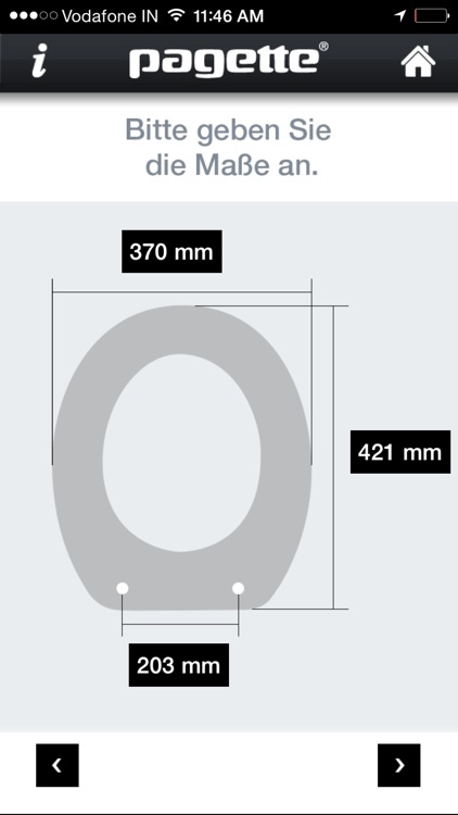 Pagette WC-Sitz Finder