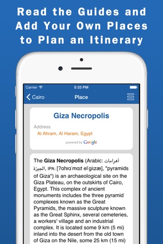 Cairo Travel Guide & Offline Map - Includes Giza Pyramids screenshot 4