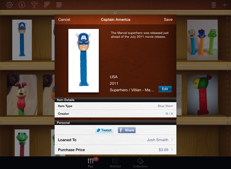 Pez Collectors for iPad screenshot-0