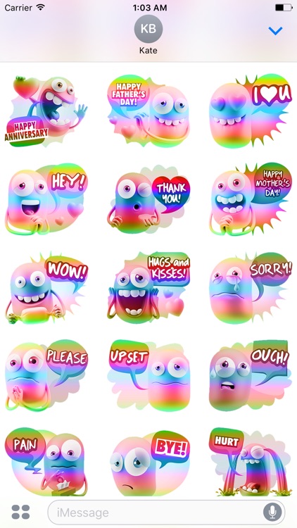 3D Spectrum Smileys screenshot-4