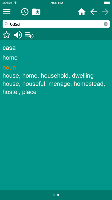English Spanish free dictionary screenshot 4