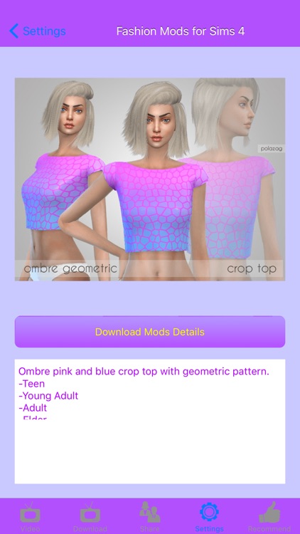 Fashion Mods for Sims 4 (Sims4, PC) screenshot-4