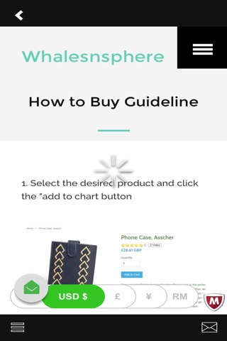 Whalesnsphere Shopping screenshot 2