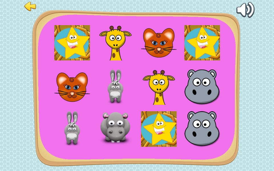 Preschool Matching and Learn Animals Card Games screenshot 2