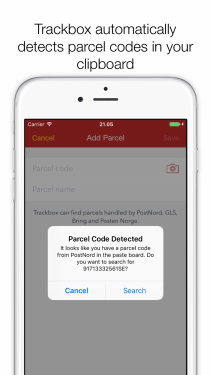 Trackbox Parcel Tracking screenshot-3