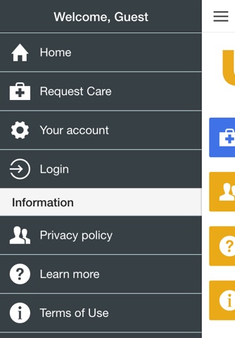 UIeCare screenshot 2