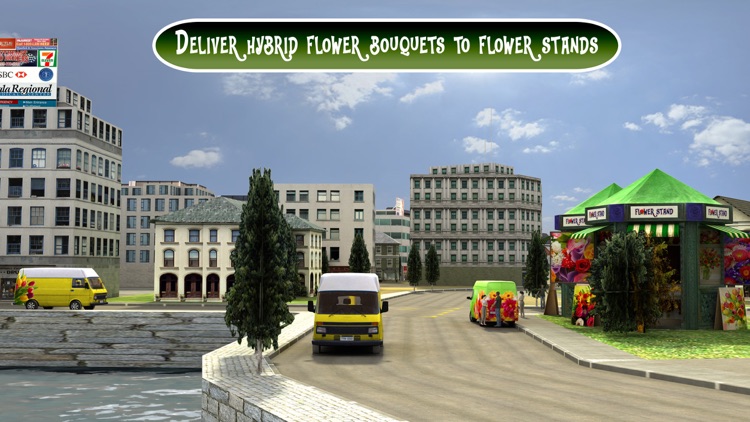 Flower Delivery Truck – Roses transport simulator screenshot-4