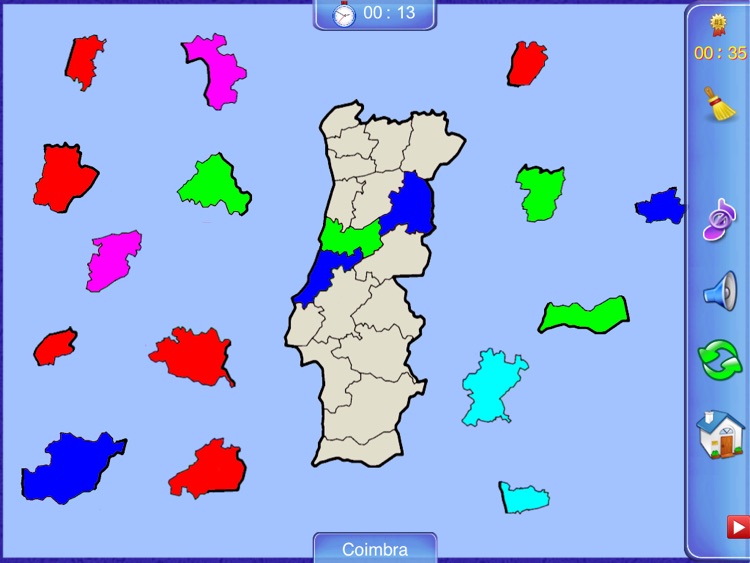 Portugal Puzzle Map