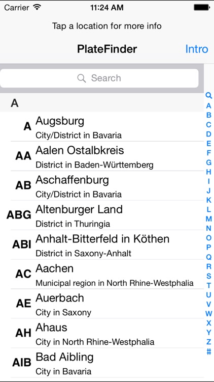 German PlateFinder