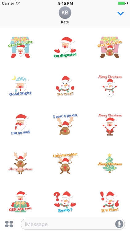 Santa Claus Animated Sticker