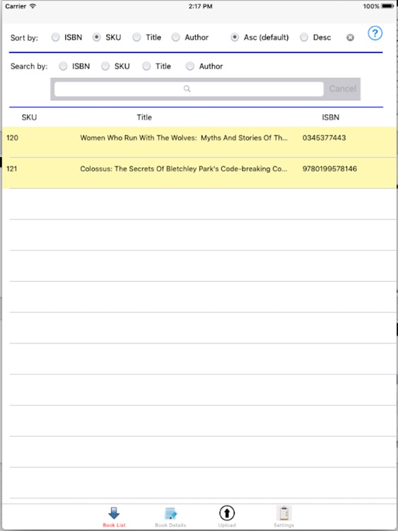 Bookstore Inventory Manager