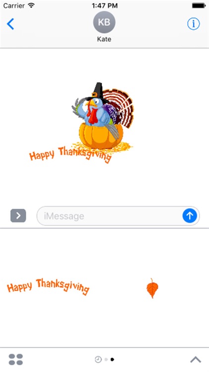 HD Thanksgiving Stickers