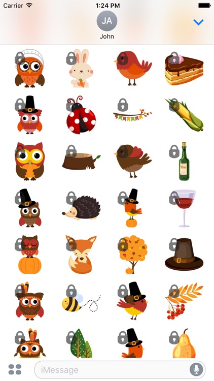 Thanksgiving & Fall Stickers