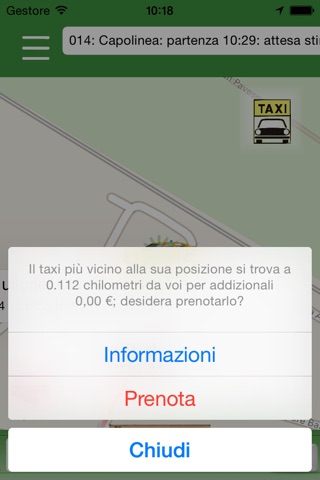 In Arrivo Express - buses and taxis on your map screenshot 4