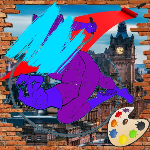 Coloring For Kids Game Super hero Version