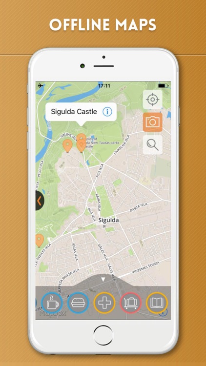 Sigulda Travel Guide and Offline City Street Map screenshot-4