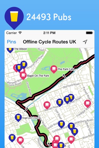 Offline Cycle Routes UK - Maps screenshot 3