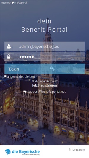 Die Bayerische – mein Benefit-Portal