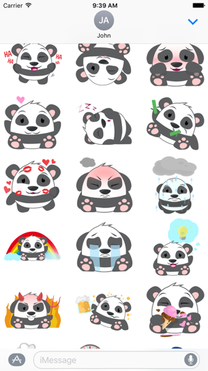 Oh Panda! Stickers