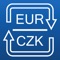 A handy app to convert between Euro and Czech Korunas