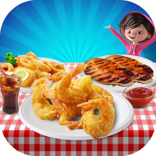 Seafood Deep Fry Maker Cook - A Fast Food Madness by Kids Fun Plus