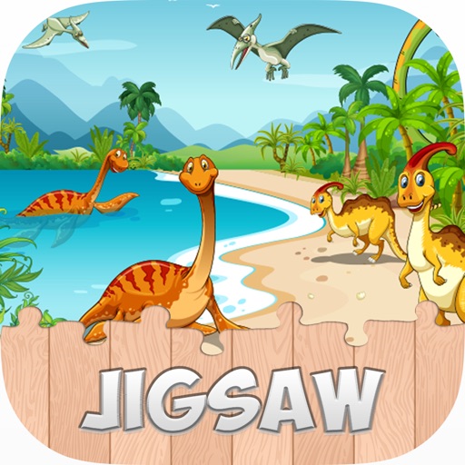 Toddler Animal Puzzle Dinosaurs HD Icon