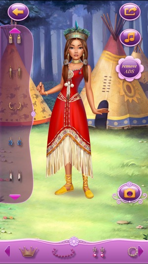 Dress Up Princess Pocahontas